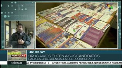 Avanza la elección interna en Uruguay hacia los comicios de este año