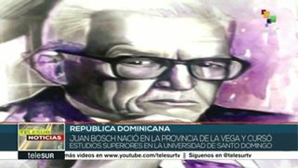 Recuerdan dominicanos 110 años del natalicio del político Juan Bosch