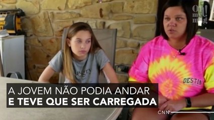 Jovem contrai a perigosa infecção "come carne" durante férias em família