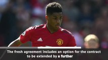 Rashford signs fresh United deal