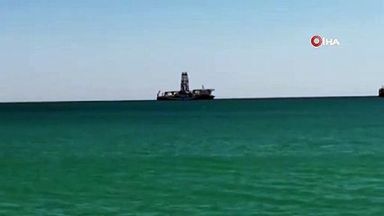 Sondaj Gemisi 'Yavuz' Mersin Açıklarında