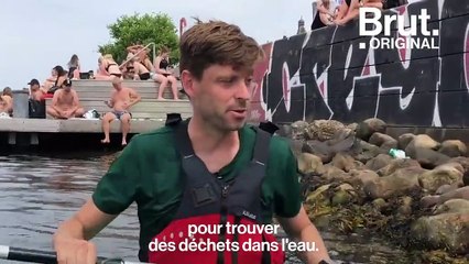 À Copenhague, les excursions en kayak sont offertes aux ramasseurs de déchets