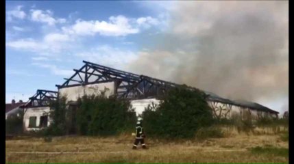 Incendie en cours à Bar-sur-Aube ce 1er juillet