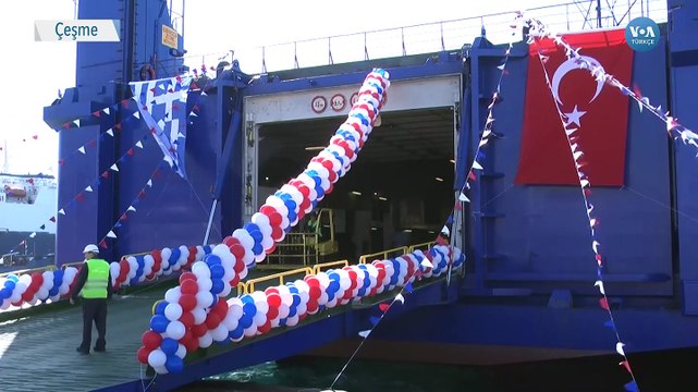 Çeşme-Atina Arası İlk Feribot Seferi Başladı