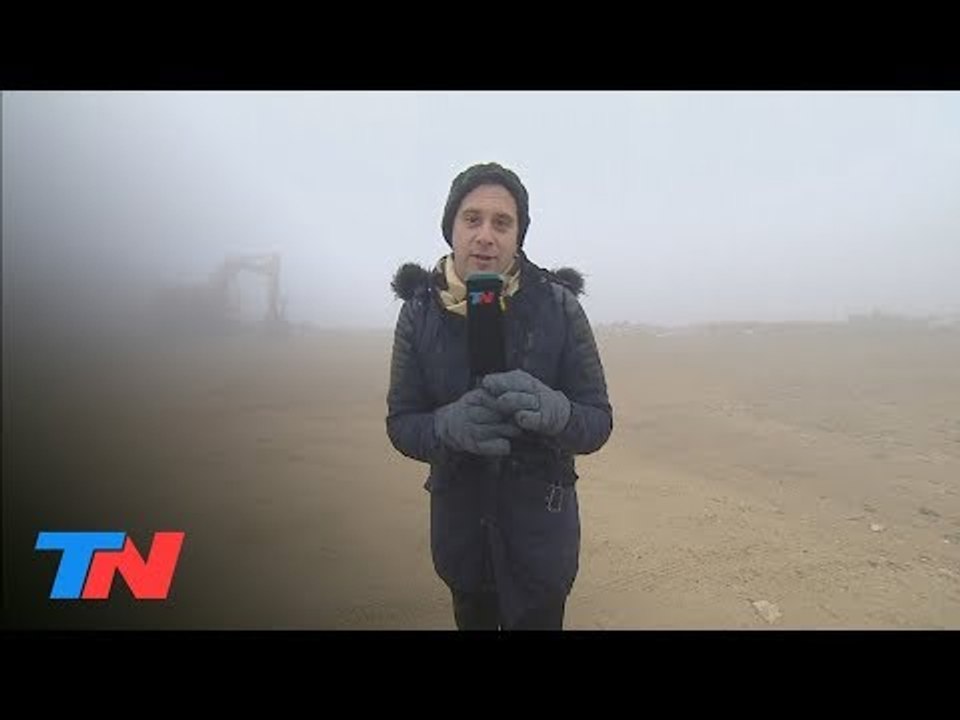 #EclipseEnTN: Matías Bertolotti llegó a Merlo, lugar desde donde verá el eclipse mañana