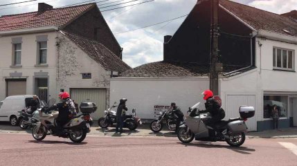 Incinéré à Mons : les motards se rassemblent à Ville-Sur-Haine