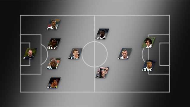 L'équipe type des Français de la Juventus Turin - Foot - ITA