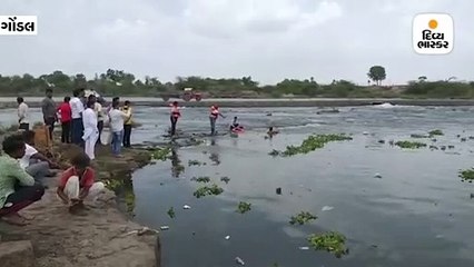 નદીમાં ન્હાવા પડેલા પ્રૌઢ ડૂબતા મોત, ફાયરબ્રિગેડે મૃતદેહ બહાર કાઢ્યો