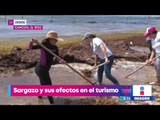 ¡13 países participan en cumbre para atender la crisis del sargazo en Cancún | Yuriria Sierra