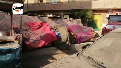 شاهد عيان على سقوط عقار إمبابة: صحينا لقينا البيت بيقع.. كان سليم تماما