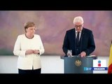 ¡Preocupa salud de Angela Merkel! La representante alemana vuelve a sufrir temblores en público