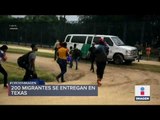 Detienen a 200 migrantes en Texas | Noticias con Ciro Gómez Leyva