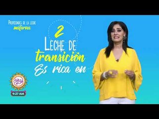 ¿Cuáles son las propiedades de la leche materna? | Sale el Sol