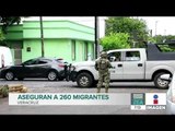 Aseguran a 260 migrantes durante un operativo en Veracruz | Noticias con Francisco Zea
