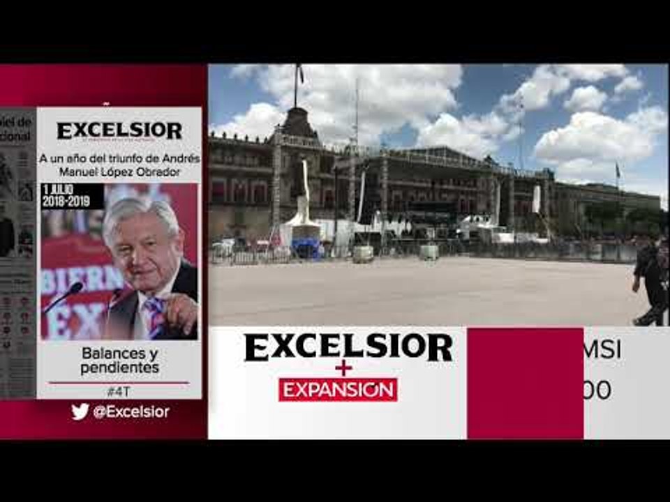 Así van los preparativos del AMLO fest en el Zócalo | Noticias con Ciro Gómez Leyva