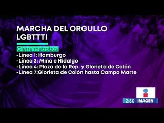 Todos los detalles sobre la Marcha del Orgullo LGBTTTI 2019 en la CDMX | Noticias con Yuriria Sierra