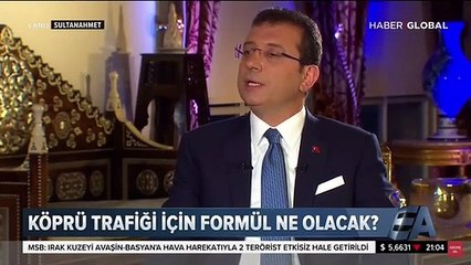 İmamoğlu: 3. Köprü'de geçici indirim sağlanırsa yoğunluk azalır
