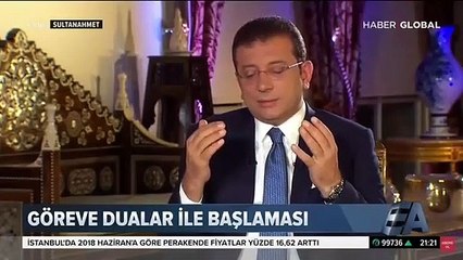 İmamoğlu'nun göreve dualarla başlaması