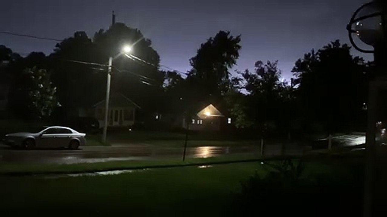 Close Lightning Causes Power Outage