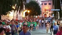 Andria - centinaia di cittadini alla Marcia della legalità: donne, uomini e bambini si dirigono in villa - 