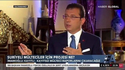 İmamoğlu'nun Suriyeli Mülteciler için projesi nedir?