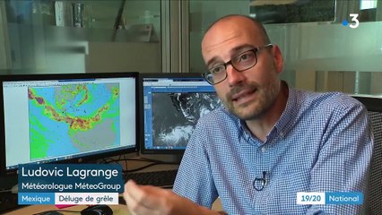 Mexique : la ville de Guadalajara recouverte par la grêle