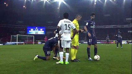 17/11/12 : PSG-SRFC : carton rouge Makoun (52')