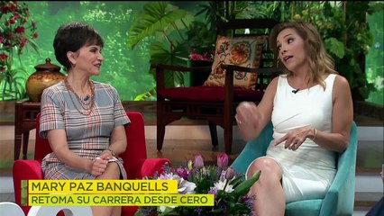 Mary Paz Banquells nos visitó en el foro y revela cómo es que retoma su carrera artística.