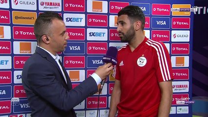 Réaction de Mahrez après la Tanzanie