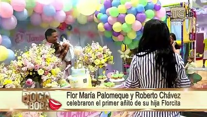 Flor María Palomeque celebra el primer año de Florcita