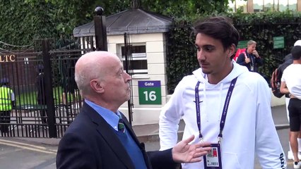 Wimbledon 2019 Day 1 - Le parole di Sonego: "Ho pagato la stanchezza fisica"