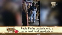 Paola Farías captada en Loja junto a su ex