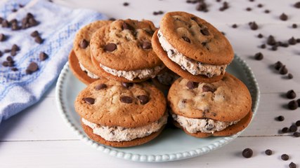 You Never Have To Choose With Cookie Dough Cookie Sandwiches