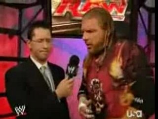 Raw HD 1-21-08 - HHH Interview backstage with todd grisham