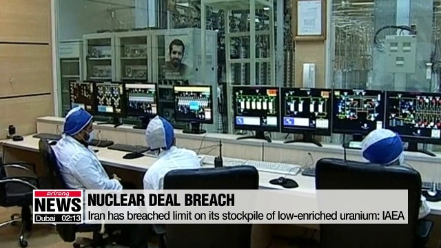 Iran's stock of enriched uranium exceeds nuclear deal's limit: IAEA