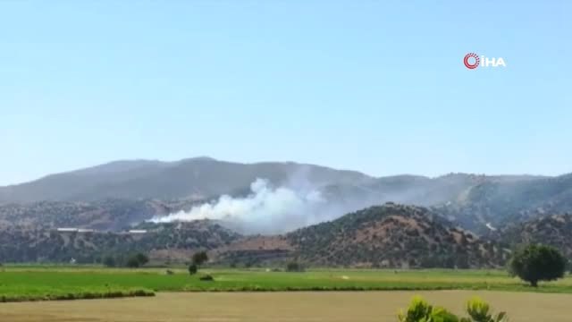 Ekipler seferber oldu, ASKERİ mühimmat depoları alanındaki yangın hemen söndürüldü