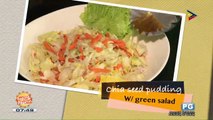 LUTONG BAHAY: Chia seed pudding with green salad