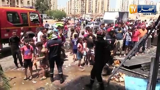 وهران: إندلاع حريق بمحل تجاري للمواد الغذائية بحي الصباح