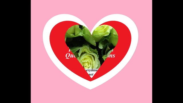 Good morning my love, brought a green roses bouquet, love you! [Message] [Quotes and Poems]