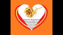 Good morning my love, i brought a golden rose, i love you so much! [Message] [Quotes and Poems]