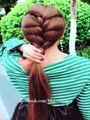 How to tie hair when traveling by girlfriend