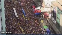 Demonstran Blokade Sejumlah Ruas Jalan di Hong Kong