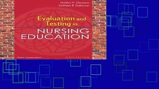 Full E-book  Evaluation and Testing in Nursing Education  Review