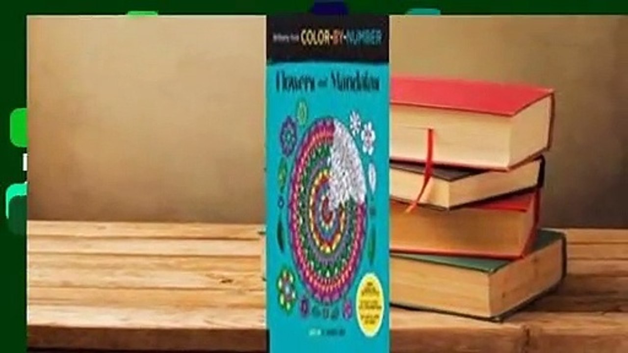 Full E-book  Brilliantly Vivid Color-by-Number: Flowers and Mandalas: Guided coloring for
