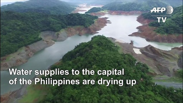 Manila deals with water shortage as reservoir levels drop