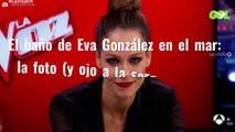 El baño de Eva González en el mar: la foto (y ojo a la sorpresa) que bate récords