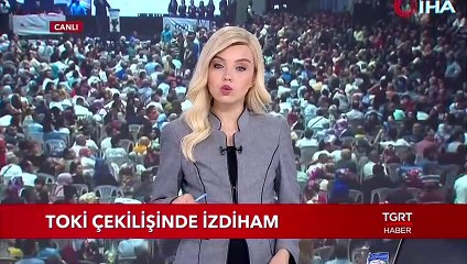 TOKİ Kura Çekilişinde İzdiham Yaşandı