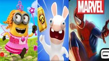 Despicable Me Minion Rush vs Rabbids Crazy Rush vs Spider-Man Unlimited — NEW Compilation