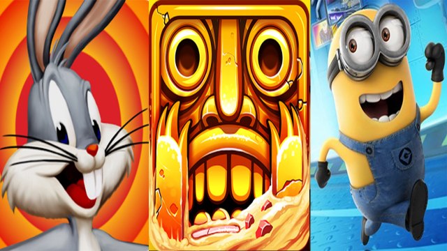 Looney Tunes Dash! vs Temple Run 2 vs Despicable Me Minion Rush — NEW Compilation