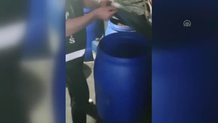 Sahte içki imalathanesine operasyon